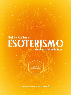 cover image of Esoterismo de la Metafísica --Cosmogénesis